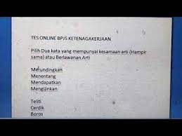 Check spelling or type a new query. Contoh Soal Bpjs Ketenagakerjaan Dan Pembahasan Tes Persamaan Part 1 Youtube