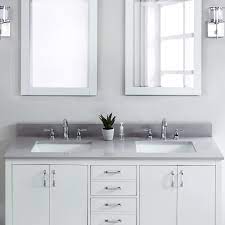 Top selected calacatta gold project ideas. Tile Top Engineered Marble 61 Double Bathroom Vanity Top Reviews Wayfair
