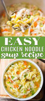 Homemade Chicken Noodle Soup Recipe Ready In 20 Minutes Recipe Chicken Noodle Soup Recipe Homemade Chicken Soup Recipes Chicken Noodle Soup Homemade