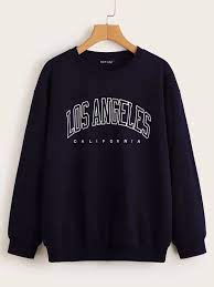 See more of shein on facebook. Pullover Mit Sehr Tief Angesetzter Schulterpartie Und Buchstaben Grafik Aktuelle Trends Gunstig Kaufen Shein Deutschland