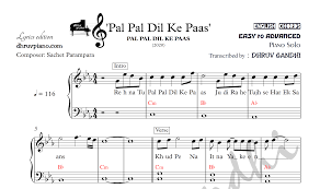 Pal Pal Dil Ke Paas Sheet Music English Notes Midi Piano Tutorial Mere dil kee dhadakan bhee, tere geet gaatee hai. pal pal dil ke paas sheet music english notes midi piano tutorial