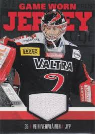 Complete player biography and stats. 2016 17 Cardset Finland Game Worn Jersey Series 1 Gwj4 Veini Vehvilainen Trading Card Database