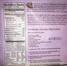 The bummer is, blanched almond flour generally costs quite a bit, usually around $10 lb. Trader Joe S Unbelievable Chocolate Chip Cookies With Blanched Almond Fl Almond Flour Chocolate Chip Cookies Chocolate Chip Cookies Trader Joe S Almond Flour