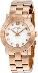 Marc Amy Rose Gold-Tone Ladies Watch MBM3077