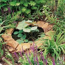 The plants you add later will be in pots that sit on top of these bricks. How To Make A Simple Water Garden Better Homes Gardens