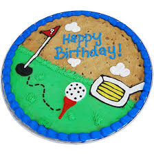 But you don't need to be a football fan to enjoy these cup cakes, use any combination of colourings to suit your own occasion it's a perfect recipe for birthday celebrations, hen parties, or anniversaries. Tee Time Happy Birthday Cookie Cake Cookies By Design