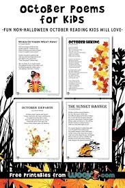 October Kids Poems To Read Woo Jr Kids Activities Kids Poems Poetry For Kids Halloween Poems For Kids