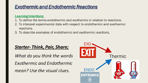 An exothermic reaction produces heat while an endothermic reaction consumes heat. Exothermic And Endothermic Reactions Teaching Resources