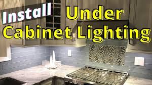 Under cabinet lighting is what its name implies: How To Install Under Cabinet Lighting In The Kitchen Hardwired Youtube