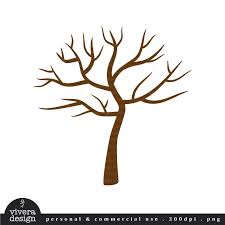 Digital Clip Art Tree With No Leaves Winter Tree Thumb Etsy In 2020 Digital Clip Art Winter Trees Bare Tree