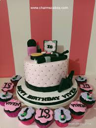 Cosmetic cake for a chic lady makeup birthday cakes girly mac makeup cake a classic twist glammed up cakesdecor make cake makeup birthday cakes cupcake. Charm S Cakes Viviene Custom Cake