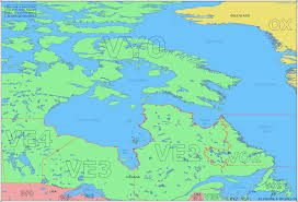 Here's a map of my recommended east coast canada road trip from toronto to nova scotia. Amateur Radio Prefix Map Of Eastern Canada