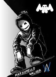 The most comprehensive image search on the web. Marshmello Walkers By H4xf4xtor Gambar Alan Walker Seni Tengkorak