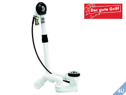 Befüllung (wassereinlauf in eine wanne) die befüllung der wanne mit frischwasser erfolgt meist über einen wasserhahn, der entweder am wannenrand oder in. Ablauf Und Uberlaufgarnitur Mit Wasser Zulauf Badewanne Flach 560mm Wasserzulauf