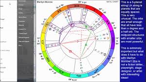 How To Interpret A Birth Chart Using Vibrational Astrology The Birth Chart Of Marilyn Monroe