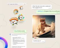 Adesivi IA su WhatsApp