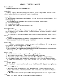 Tugas dan peran perawat home care adalah merawat pasien yang membutuhkan perawatan di rumah. Uraian Tugas Perawat Pdf