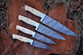 But these days, what really gives him excitement is battling hot steel with a hammer as a blacksmith. Fantastic Custom Hand Forged Damascus Steel Blade Kitchen Chef Knives Set Ag Knives Company