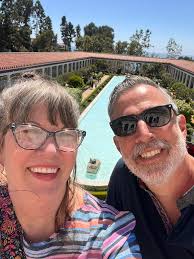 Me in the blue jumper with my sister, looks like a caravan holiday but  don't know where?