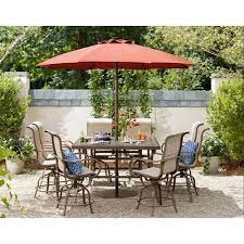 These umbrellas can be placed over patio dining tables that have an umbrella hole or near a patio lounge set to provide shade for your guests. Red Patio Table Garden Umbrella Shri Sai Outdoor Furniture Id 7387867133