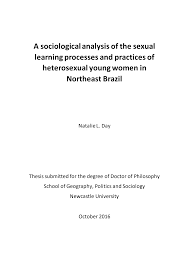 A sociological analysis of the sexual learning processes and practices of  heterosexual young women in Northeast Brazil