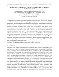 Kesan negatif solar pada tanah dan hidupan liar. Pdf Pengetahuan Dan Tingkah Laku Murid Terhadap Alam Sekitar Satu Kajian Awal