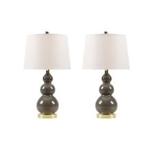 Check spelling or type a new query. 510 Design Covey Glass Table Lamp Set Of 2 In Grey Accuweather Shop