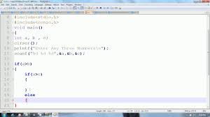 C Programming In Hindi Example Of Nested If Else Statement Greater A C Programming Programming Statement
