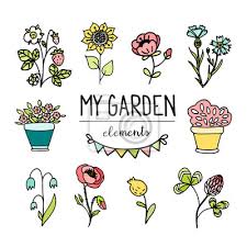 Stauden erfüllen diese anforderungen recht vollständig, da sie. Set Von Garten Pflanzen Und Blumen Isoliert Hand Gezeichnet Leinwandbilder Bilder Eingestellt Icon Gartenarbeit Myloview De