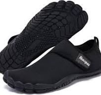 Racqua Men's Women's Slip-On Water Shoes Quick Dry Barefoot Lightweight Aqua Shoes Beach Swim Pool Hiking Sport Shoes