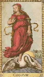 Clio Xviiii Of Mantegna Tarot Clio Xviiii The Muse Of History The Glorious One Clio Or Kleio Is Considered The Mus Clio Muse Tarot Apollo And The Muses