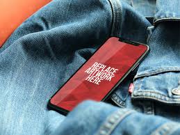 This is a downloadable photoshop file brought to you by vectogravic. Iphone X On Denim Jackets Mockup Mockup Love