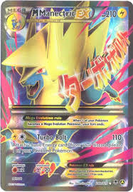 You are guaranteed 5 common pokémon cards, 3 uncommon cards, 1 reverse holographic card of any rarity, and 1 rare card or rarer. Pokemon Card Promo 24a 119 Mega M Manectric Ex Full Art Holo Bbtoystore Com Toys Plush Trading Cards Action Figures Games Online Retail Store Shop Sale