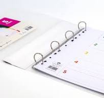 Concord Polypropylene A4 4-Ring Binder File in Transparent - Pack of 5