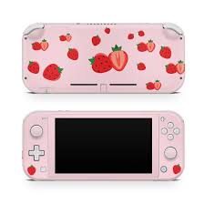 Nintendo Switch Lite Skin Cute Strawberry Switch Lite Skin Pastel Pink Full Cover 3m In 2020 Nintendo Switch Nintendo Switch Case Nintendo Lite