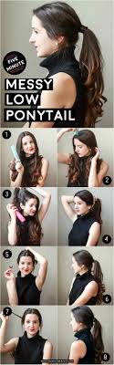 Posted on october 20, 2014 | by amanda holstein. 5 Minute Low Messy Ponytail Hair Tutorial Diary Of A Debutante
