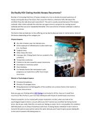 Do Really Hsv Dating Avoid Herpes Recurrence By Emilia Gray Issuu