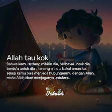 Banyak orang tahu dirinya salat, tetapi dirinya tidak salat di dalam salat banyak tak tahu. Kartun Muslimah Allah Maha Tahu Segalanya Segala Apa Facebook