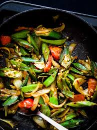 Shake all the ingredients in a shaker with ice and strain into a cocktail glass. Okra Stir Fry Ladies Finger Bandakka Theldala Sri Lankan Island Smile