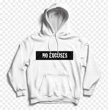 Show off your shirt designs on our gildan mockups. Download No Excuses White Hoodie White Hoodie Mockup Psd Png Free Png Images Toppng