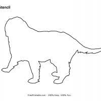 dog stencil