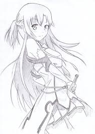 Sword Art Online By Khai90 On Deviantart Sword Art Online Drawing Sword Art Online Asuna Anime Lineart