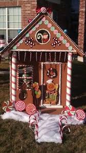 Diy Life Sized Gingerbread House Created For Christmas Yard Decor Christmas Decor Diy Diy Christmas Decorations Dollar Store Christmas Diy