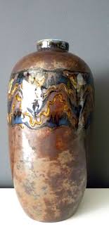 Ancien Grand Vase Ceramique Camille Tharaud Limoges France Art Deco Annee 1930 Art Deco Vases Porcelaine