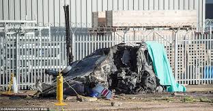 Leicester city helicopter crash police recognised for heroics. Leicester City Owner S Helicopter Crashes In Car Park Of King Power Stadium Daily Mail Online