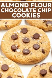 Almond Flour Chocolate Chip Cookies Recipe In 2020 Almond Flour Chocolate Chip Cookies Chocolate Chip Cookies Almond Flour