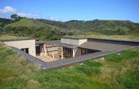 Earth Berm House Designed Around Open Center Courtyard Earth Sheltered Homes Earth Homes Courtyard House Plans