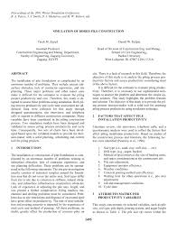 Safety planning coding schema sample responses download table. Pdf Construction I Simulation Of Bored Pile Construction