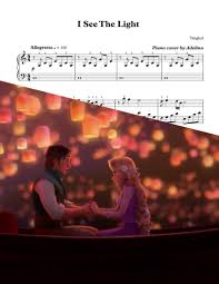 I See The Light Disney Tangled Piano Sheet Music