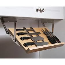 Under Cabinet Drop Down Knife Block Drawer Ebay Tiroir Cuisine Rangement Cuisine Rangement Maison
